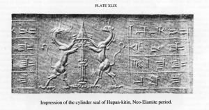 Seal of Humban-Kitin, son of Shutruk-Nahhunte II